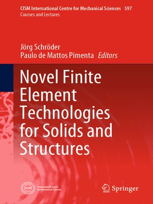 cover image of Novel Finite Element Technologies for Solids and Structures